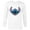 White, variant on Lilo & Stitch Experiment 626 Smiling Big Face Costume - Long Sleeve T-Shirt for Men - Customized-Black
