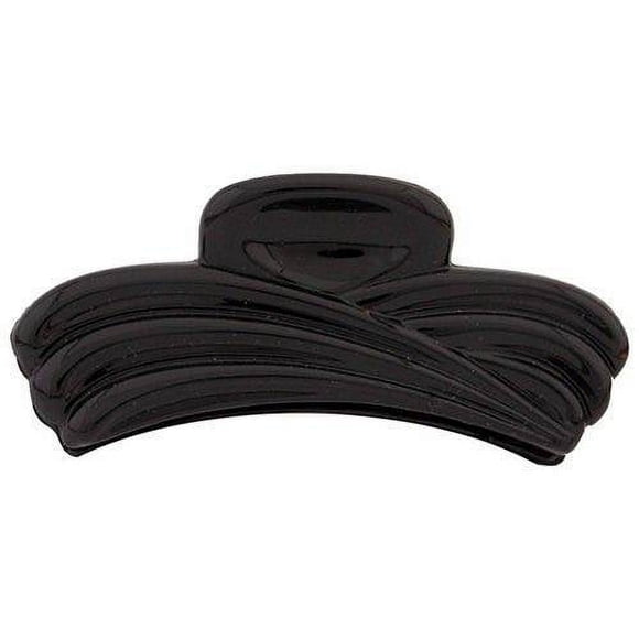 Pinza para el Cabello Caravan Francesa Negra Tipo Onda de Pulgar Modelo No. 712