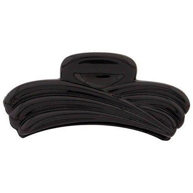 Pinza para el Cabello Caravan Francesa Negra Tipo Onda de Pulgar Modelo No. 712