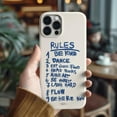 thumbnail image 4 of Cases Cover, Life Rules Tough Phone Case – Dual Layer Motivational Handwritten Design for iPhone 16 Pro Max, 16 Plus, 15, 14, 13, 12, 11, X, Samsung Galaxy S25, S24, S23, S22, 4 of 5