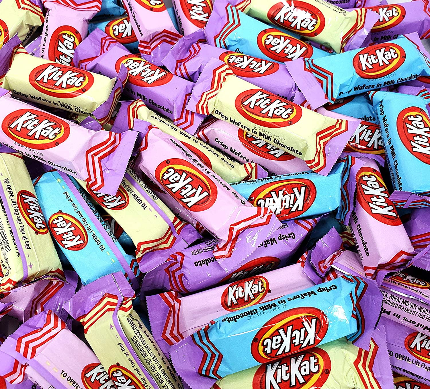 KIT KAT Miniatures Crisp Wafers Milk Chocolate Candy Bar, Bulk Pack 2 Lbs