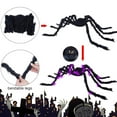 thumbnail image 5 of 78" Giant Light-Up Halloween Spider - Jumbo Scary LED Spider with Multicolor Lights & Red Eyes for Indoor/Outdoor Haunted House & Yard Decor, 5 of 7