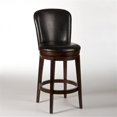 thumbnail image 2 of Home Square 26" Swivel Counter Stool in Dark Brown Cherry - Set of 2, 2 of 3