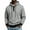 Gray, variant on THNCYX Striped Three Buttons Hoodies For Men Loose Fit Top Casual Long Sleeve Pullover Tops Fall Men's Clothing S-3XL