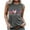 Gray, variant on TDYHUAO Patriotic Tank Tops for Women - Peace Love America 4th of July Tops for Women - Casual Summer Tanks for July 4th