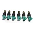 thumbnail image 3 of Fuel Injectors 6 Pieces Compatible with BMW E34 E36 E39 E46 325i 525 M3 2.5L 3.0 V6, 3 of 5