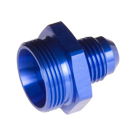 Red Horse Performance 5040-08-1 RHP5040-08-1 -08 TO 7/8" X 20 HOLLEY DUAL FEED CARB FITTING - BLUE - 2/PKG