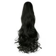 thumbnail image 3 of AynnQueen Ponytail Extension Claw Clip in Pony Tails Hair Extensions Synthetic Wavy Straight Secret Ponytail Hairpiece 18/21 Inch, 3 of 6