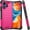 Pink, variant on TJS Phone Case for TCL NXTPAPER 70 Pro, Tough Lined Design Hybrid Shockproof Protection Cover (Black)