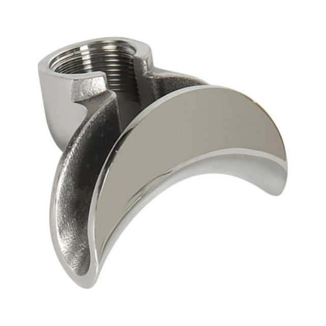 jesticaly Cafetière Haut de Gamme à une Poignée avec Inverseur de Buse Étanche en Acier Inoxydable Argent Double 1 Ensemble