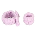 thumbnail image 2 of Headbands Wristbands Kit, High Elasticity Easy Cleaning Cute Multipurpose Face Wash Headband Wristband Set  For Makeup For Women For Exercise, 2 of 8