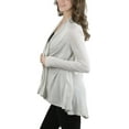 thumbnail image 6 of ToBeInStyle Women's Long Sleeve Fly Away Open Cardigan, 6 of 7