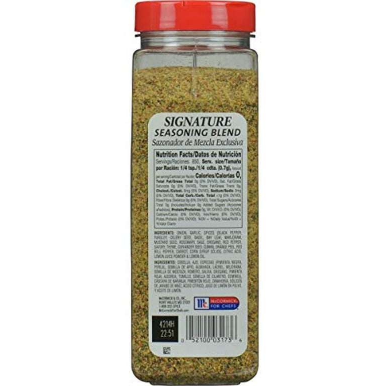  McCormick Perfect Pinch Signature Seasoning, 21 oz - One 21  Ounce Container of Signature Seasoning Blend Made With 14 Premium Herbs and  Spices : CDs & Vinyl