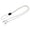 White   150cm, variant on 2 Pieces Ski Glove Leash Adjustable Wrist Straps Mitten Clip Attachment Connector Anti Lost Rope Polyester Construction Suitable for Outdoor Skiing Snowboard Hiking Coffee 25cm