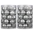 thumbnail image 1 of SHCKE 34PCS Christmas Tree Hanging Balls Christmas Balls Ornaments Orange, Silver, Bronze Christmas Balls Christmas Wedding Party Decoration Hanging Ball, 1 of 6