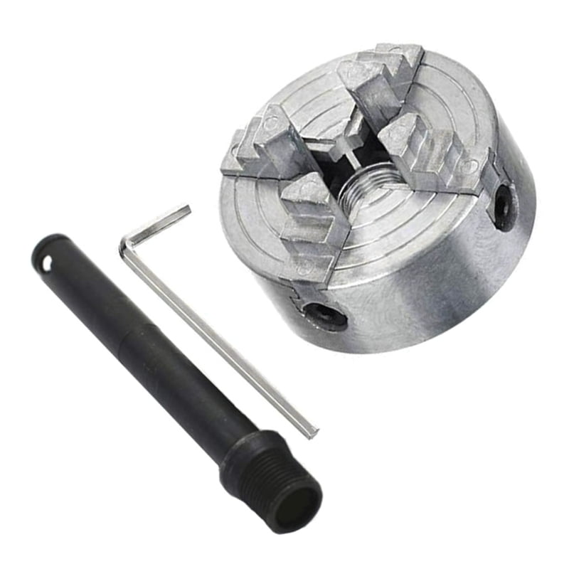 Zinc Alloy Lathe Chuck for Electric Hammer Drill Connecting Rod Self Centering Clamp Accessory for Eelctric Hammer Drill