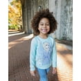 thumbnail image 3 of Disney Frozen Elsa Princess Anna Little Girls 3 Pack Long Sleeve T-Shirts Toddler to Big Kid, 3 of 5