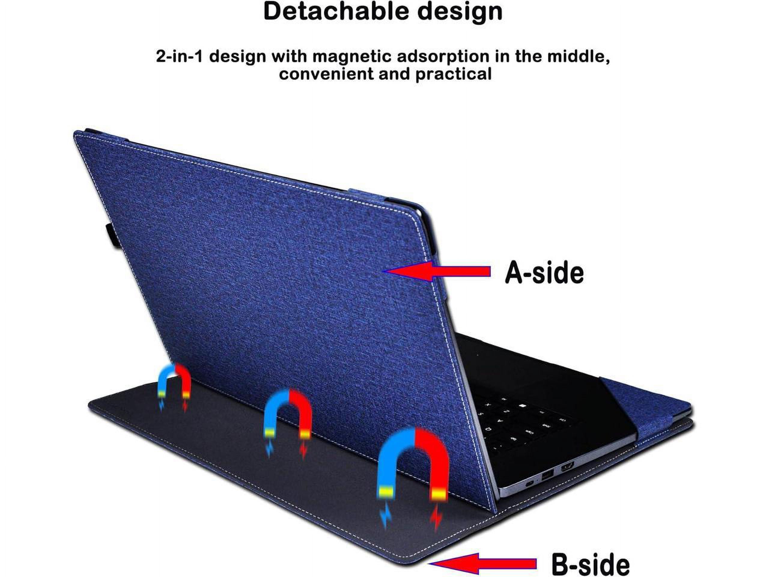 Laptop Case Cover for 13.3 inch HP EliteBook 630 G9 G10 & for HP Probook 630 G8 Notebook PC Sleeve,Detachable PU Leather Protective Bag Accessory