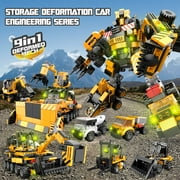 STEM Building Toys for Boys, 9 in 1 Building Blocks Set, to Build A Big Robot or 8 Vehicles, Suitable for 6 7 8 9 10 11 12 + Years Old Children (720PCS)