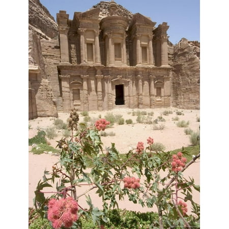 The Monastery, Petra, Unesco World Heritage Site, Wadi Musa (Mousa), Jordan, Middle East Print Wall Art By Christian