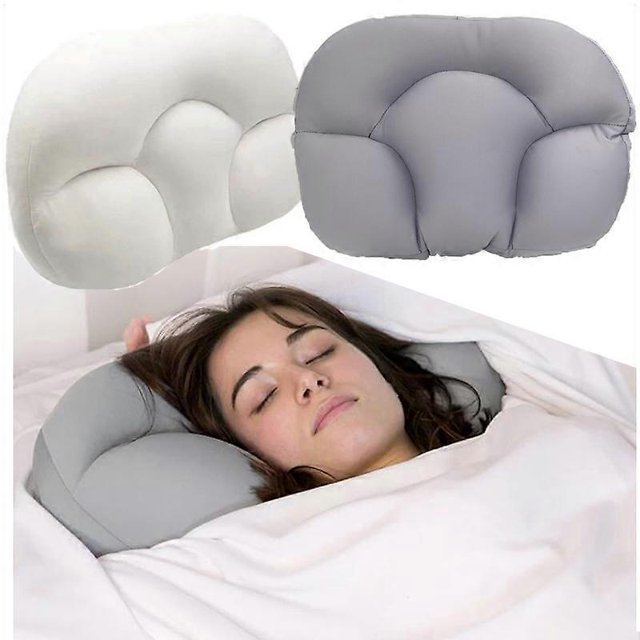 Masajeador corporal Almohada para dormir integral Masajeador de cuello Espuma viscoelástica para dormir Cojín de masaje de cabeza con forma de huevo Masajeador de cabeza Salud, Azul