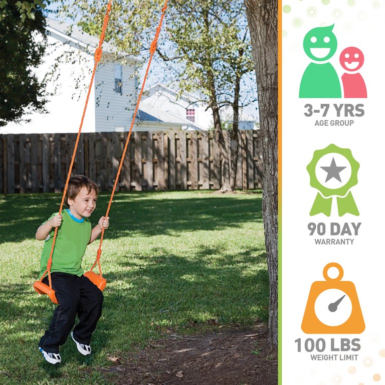 Pure Fun Toddler Swing Seat, 100lb Weight Limit, Ages 3 to 7