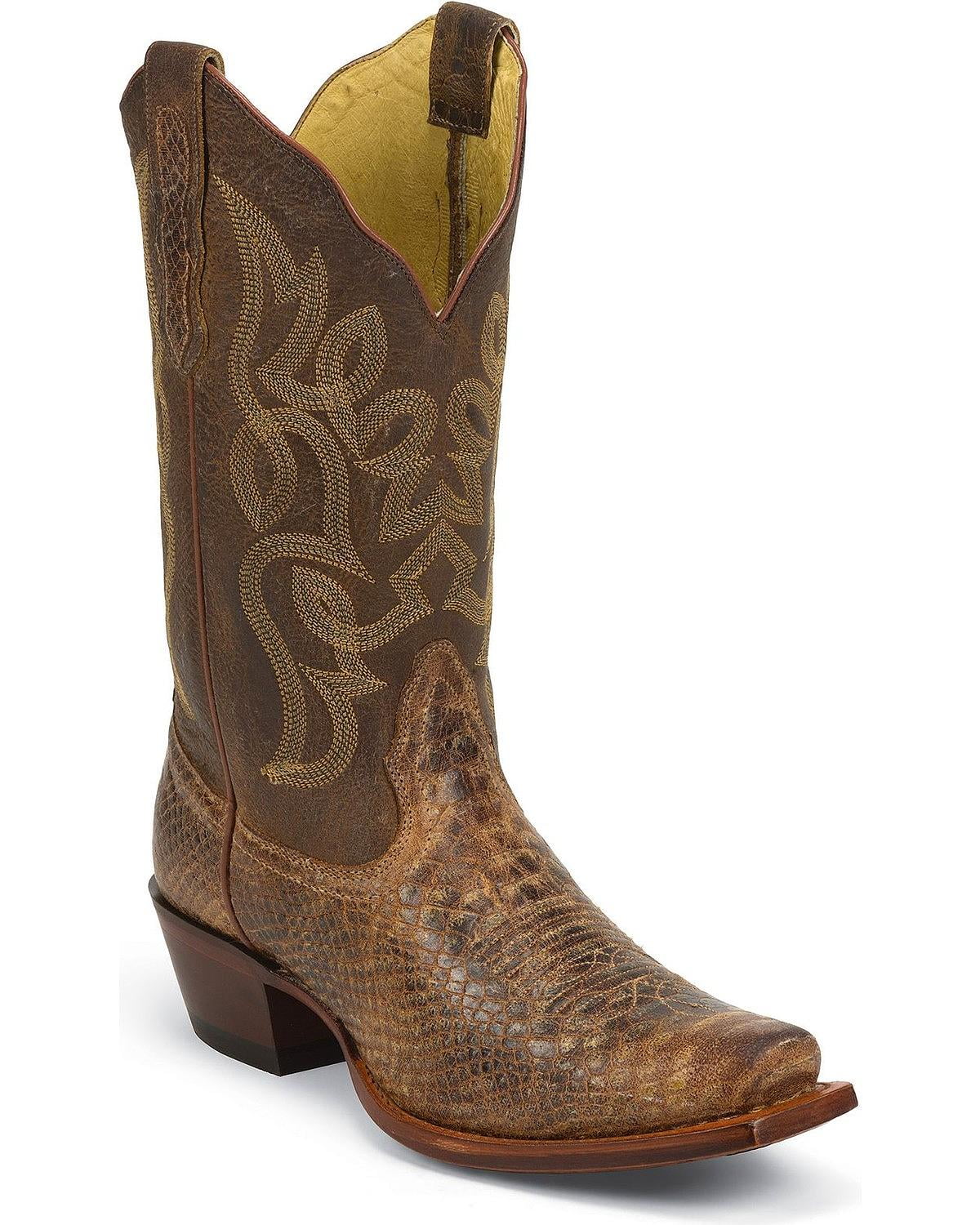 snake print cowgirl boots