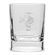 Santa 11.75 oz. Deep Etched Double Old Fashioned Glass