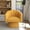 Mustard, variant on SEYNAR 360° Upholstered Swivel Accent Chair, Velvet Fluffy Lounge Sofa Chair for Living Room(Black)