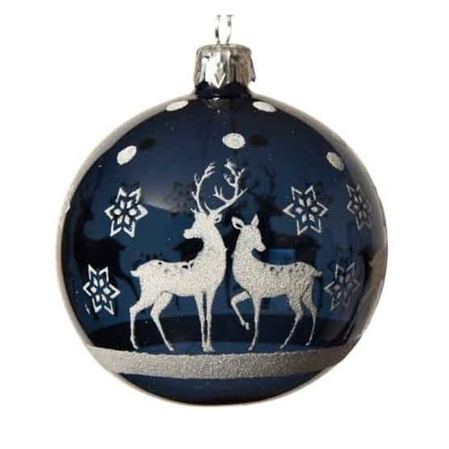 Reindeer Ball Ornament Walmart Com Walmart Com