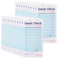 thumbnail image 1 of Cuadernos de cheques para invitados Stock Your Home, color azul (paquete de 20), 1 of 7