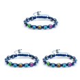 thumbnail image 3 of Jumpingount trenzada longitud ajustable hilo elástico tejida joyería de mujer encanto multicolor cadena de mano Unisex Type1 NO1, 3 of 6