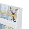 thumbnail image 5 of 3-Tier Kids Bookshelf with Guardrail & Storage Cabinet for Montessori Playrooms & Children's Rooms - Durable, Child-Safe, White, 5 of 9