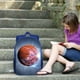 thumbnail image 1 of Mochila estampada de estudiante azul, mochila casual de alta capacidad para deportes para hombres y mujeres, 1 of 6