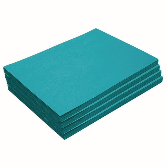 Colorations Heavyweight Turquoise Construction Paper, 9" x 12" - 200 Sheets