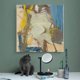 thumbnail image 4 of Pósteres de Willem De Kooning, impresiones de arte de pared, lienzo, carteles, impresiones de arte de pared, decoración de dormitorio moderno, 24 x 24 pulgadas (60 x 60 cm), 4 of 5