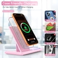 thumbnail image 5 of Wireless Charger,3 in 1 Wireless Charging Station,18w Fast Wireless Charger Stand for iPhone 17 16 15 14 13 12 11 Pro Max XS, Charging Dock for iWatch 10 9 8 7 6 5 4 3 2 SE, AirPods Pro 4 3 2, 5 of 9