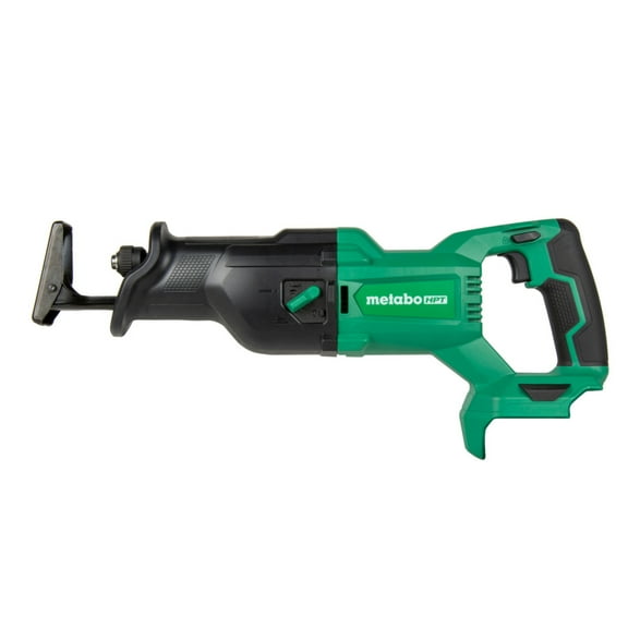 Metabo HPT 18V MultiVolt Cordless Reciprocating Saw, Orbital Cut Mode, 36% Less Vibration, 1-1/8" Stroke Length, 3,000 SPM, LED Light, Tool Body Only, CR18DBQ4