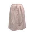 thumbnail image 1 of Falda George para Mujer Larga de Lino con Botones y Bolsas Laterales Rosa Talla G, 1 of 4