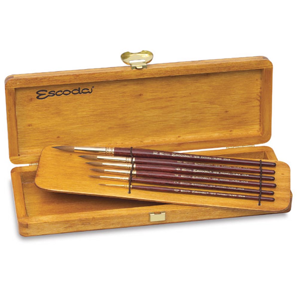 Escoda Reserva KolinskyTajmyr Sable Brush Pointed Round, Short