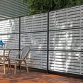 thumbnail image 2 of Barrette Outdoor Living Boardwalk 2 ft. W X 4 ft. L White Polymer Screen Panel, 2 of 6