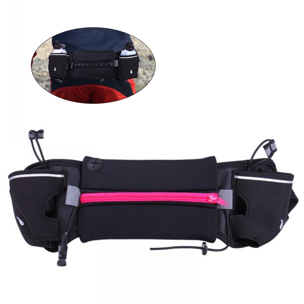 Runners Running Belt Sports Water Bottle Cycling Jogging Waist Bag Phone Holder Fits For 46inch