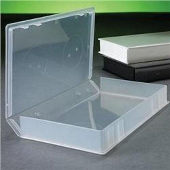 10 PCS NEW VHS VIDEO LIBRARY CASE W/FULL SLEEVE, CLEAR, PSV14