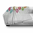 thumbnail image 3 of Retirement Party Soft Flannel Fleece Throw Blanket, Graphic Design Retirement Party Theme with Balloons and Stars, Cozy Plush for Indoor and Outdoor Use, 50" x 70", Multicolor, by Ambesonne, 3 of 6