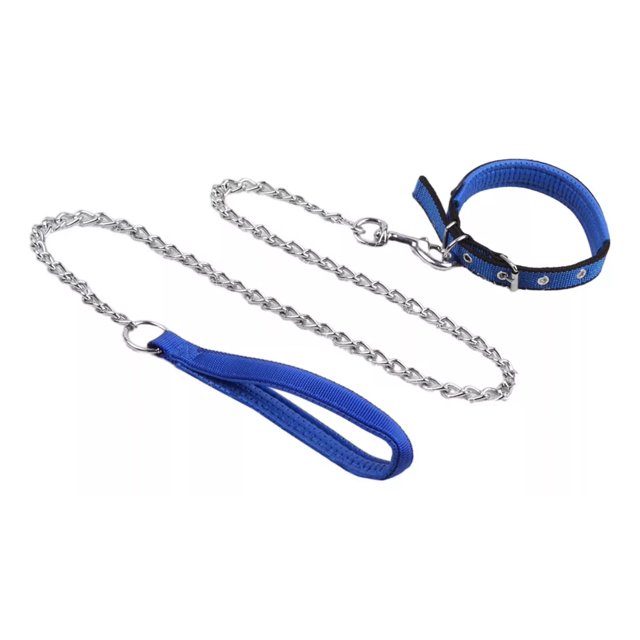 Cadena De Correa Para Perros, Correa Para Azul Con Cuello