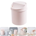 thumbnail image 1 of PAMINGONO 1Ud Basura De Escritorio Rosa Con Duradero Para Uso Doméstico, 1 of 8