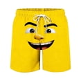 thumbnail image 7 of LIIPEE Girls Shorts Casual Elastic Waist Pockets Cartoon Graphic Printed Shorts Summer Comfortable Breathable Soft Daily Cute Shorts Lightweight Beach Shorts,Yellow,13-14 Years, 7 of 7