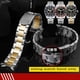 thumbnail image 2 of Correa de acero inoxidable macizo para reloj Tudor Black Bay 79830 79730 79220R Heritage Chrono, pulsera con remaches de 22 mm, 2 of 5