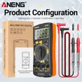 thumbnail image 4 of ANENG SZ08 2000 cuenta multímetro digital LCD DC AC voltaje corriente NCV Tester Ehuebsd Para estrenar, 4 of 9
