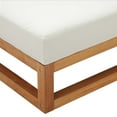 thumbnail image 4 of Modway Newbury Outdoor Patio Premium Grade A Teak Wood Ottoman in Natural White, 4 of 4